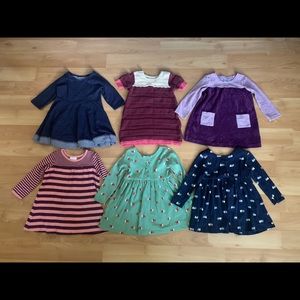 Hanna Andersson Girls Dress Lot Bundle Size 90